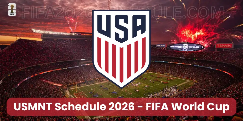 USMNT Schedule 2026