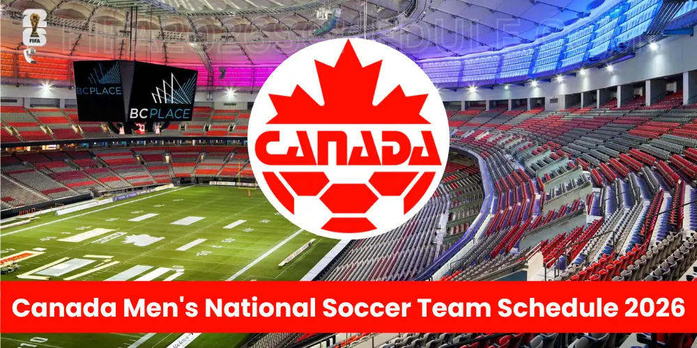 Canada Men's National Soccer Team Schedule