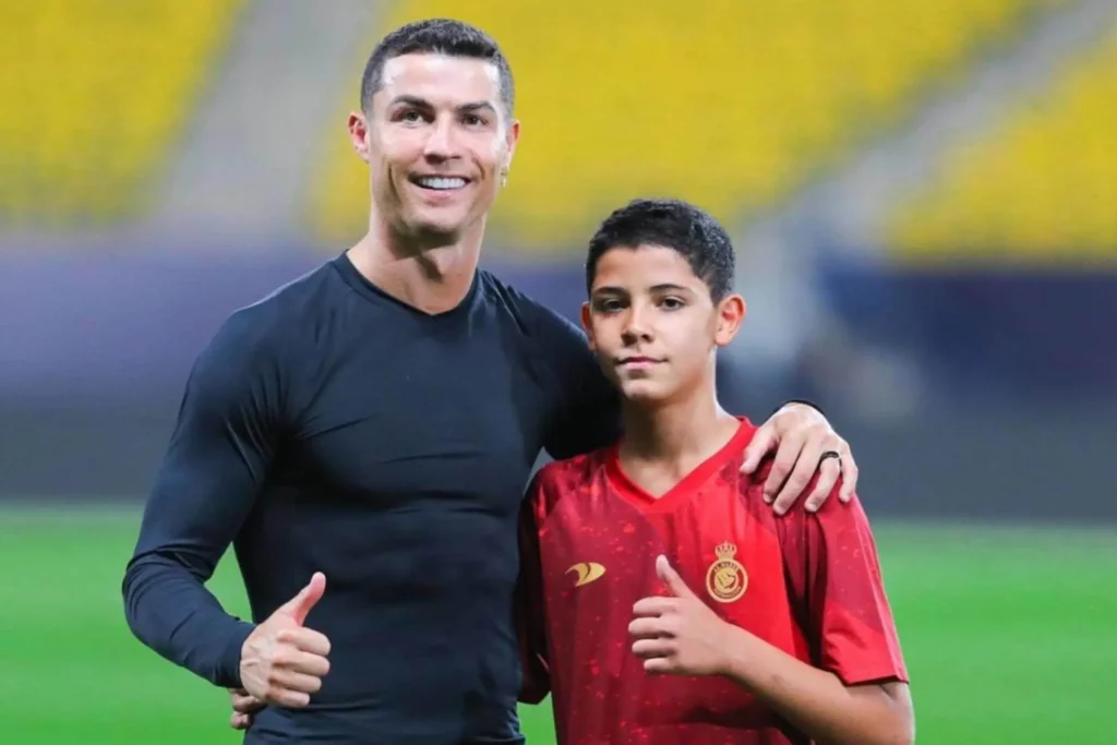 roanldo jr with ronaldo