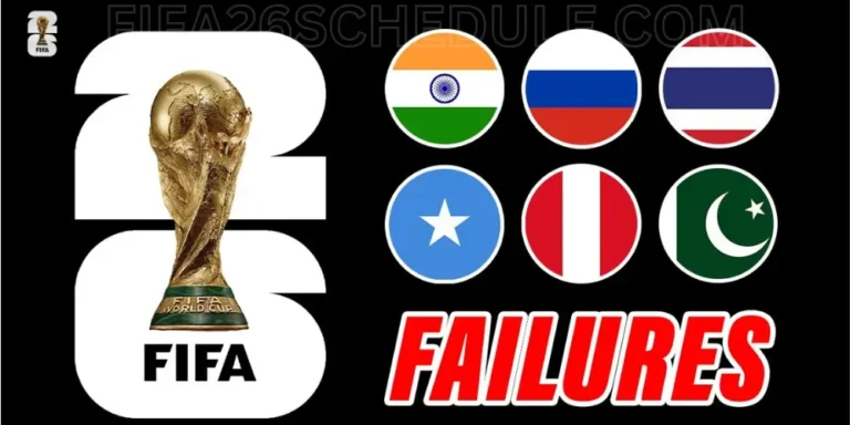 Every Country That FAILED To Qualify For World Cup 26
