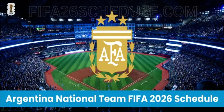 Argentina World Cup 2026 Schedule