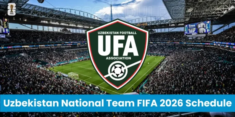 Uzbekistan World Cup 2026 Schedule