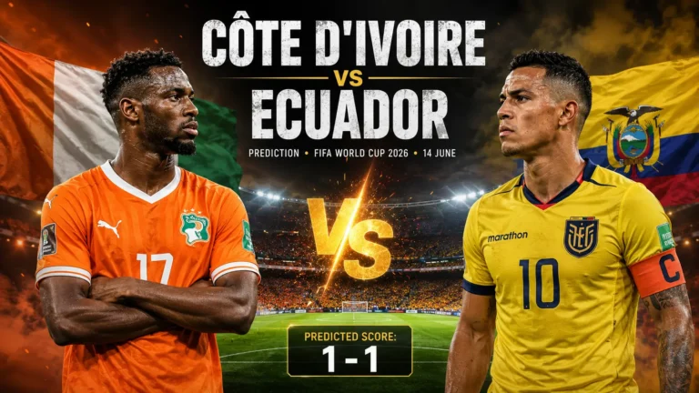 Côte d'Ivoire vs Ecuador Prediction